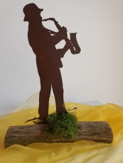 SAXOPHONIKUS - Saxophonist aus handgemachtem Feinblech